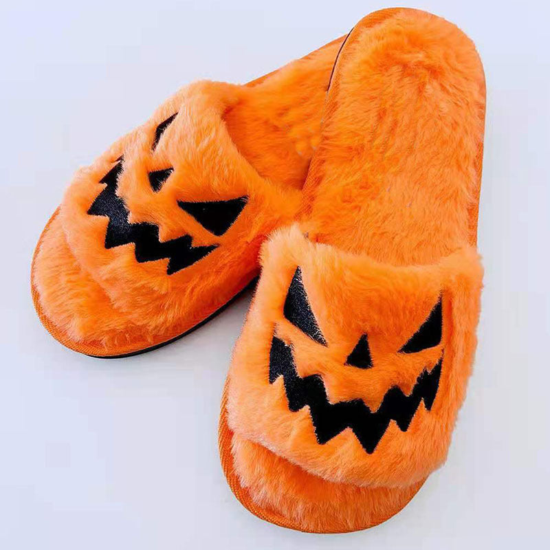 Halloween Schuhe Winter süße warme Hausschuhe Frauen