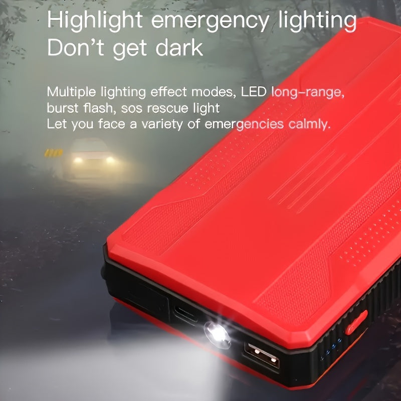 Portable Emergency Car Starter: Car Emergency Start Portable Battery Ignition Starter Lighting